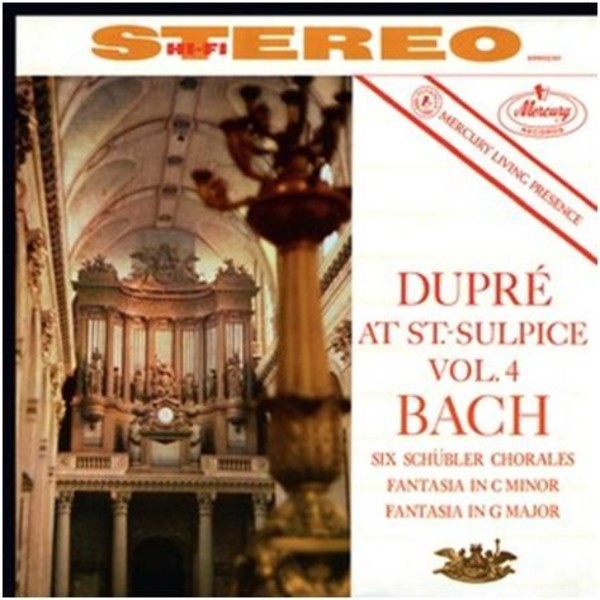 Marcel Dupre at Saint-Sulpice Vol.4: J S Bach | Decca 4788987