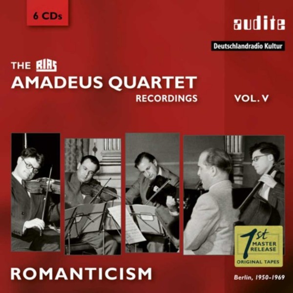 The RIAS Amadeus Quartet Recordings Vol.5: Romanticism | Audite AUDITE21425