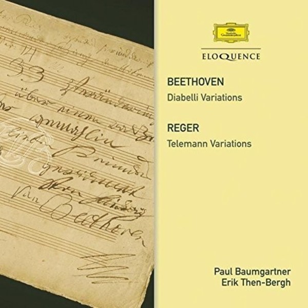 Beethoven - Diabelli Variations; Reger - Telemann Variations | Australian Eloquence ELQ4825880