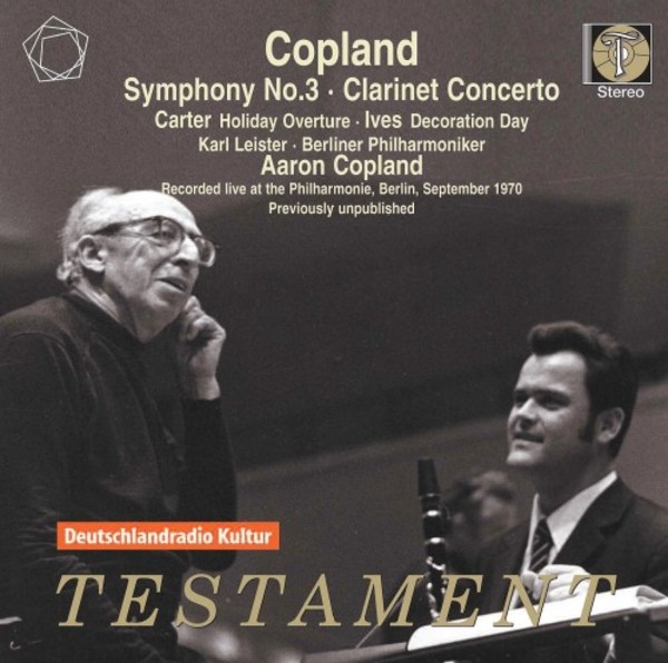 Copland conducts Copland - Symphony no.3, Clarinet Concerto | Testament SBT1516