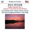 Fetler - Violin Concerto No.2, etc