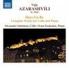 Azarashvili - Days Go By: Complete Works for Cello and Piano