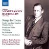 Albrecht Mendelssohn Bartholdy - Songs for Lena