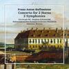 Hoffmeister - Concerto for 2 Horns, 2 Symphonies