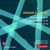 Koppel - Piano Quintet Op 57, Nine Variations Op 80, Piano Quartet Op 114 | Dacapo 8226003