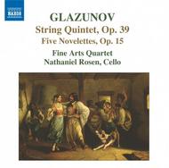 Glazunov - String Quintet Op 39, Five Novelettes | Naxos 8570256