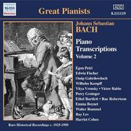 J S Bach - Piano Transcriptions Volume 2: Rare Historical Recordings c.1925-1950 | Naxos - Historical 8111119