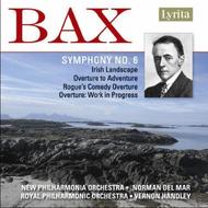 Bax - Symphony no.6, Overtures | Lyrita SRCD296