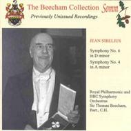 Sibelius conducted by Beecham - Symphony No. 6 & Symphony No. 4  | Somm SOMMBEECHAM18
