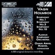 Holmboe - Symphonies 1, 3 & 10 | BIS BISCD605