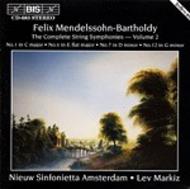 Mendelssohn  The Complete String Symphonies  Volume 2 | BIS BISCD683