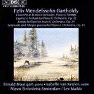 Mendelssohn - Concerto for Violin, Piano and Strings; Works for Piano & Orchestra | BIS BISCD713