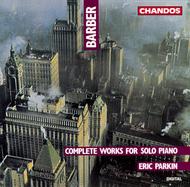 Barber - Complete Works for Solo Piano | Chandos CHAN9177