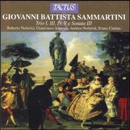 Sammartini - Trio I, III, IV, V and Sonata III | Tactus TC704402