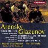 Glazunov & Arensky - Concertos | Chandos CHAN9528
