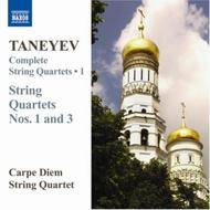 Taneyev - String Quartets Vol.1: Nos 1 and 3 | Naxos 8570437