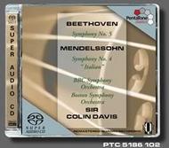 Beethoven - Symphony No.5 / Mendelssohn - Symphony No.4 | Pentatone PTC5186102