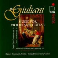 Giuliani - Music for Violin and Guitar  | MDG (Dabringhaus und Grimm) MDG6030860