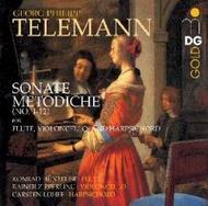 Telemann - Sonate Metodiche (Nos. 1 - 12) for flute, violoncello & harpsichord | MDG (Dabringhaus und Grimm) MDG3111110