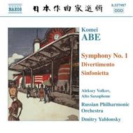 Komei Abe - Symphony No.1 | Naxos - Japanese Classics 8557987