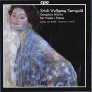 Korngold - Complete Works for Violin and Piano   | CPO 9997092