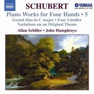 Schubert - Piano Works for Four Hands Vol.5 | Naxos 8570354
