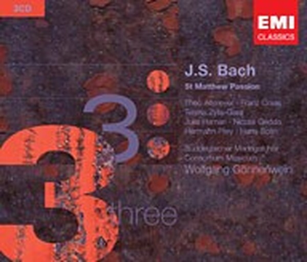 J S Bach - St Matthew Passion | EMI - Triples 5009412