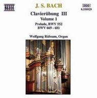 JS Bach - Clavierubung vol. 1 | Naxos 8550929
