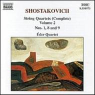 Shostakovich - String Quartets Nos.1 8 9 | Naxos 8550973
