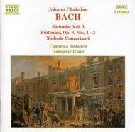 J.C. Bach - Sinfonias vol. 3 | Naxos 8553085