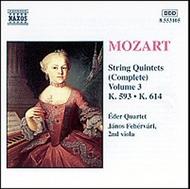 Mozart - String Quintets vol 3 | Naxos 8553105