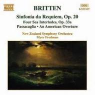 Britten - Sinfonia da Requiem, American Overture, Sea Interludes, Passacaglia | Naxos 8553107