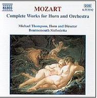 Mozart - Complete Works For Horn & Orchestra | Naxos 8553592