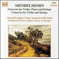 Mendelssohn - Concerto for Piano, Violin & Strings | Naxos 8553844