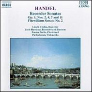Handel - Recorder Sonatas Op 1 | Naxos 8550700