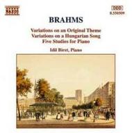 Brahms - Variations, Five Studies | Naxos 8550509