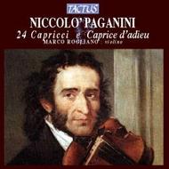 Paganini - 24 Capricci (1820) e Caprice dadieu (1833)  | Tactus TC781602