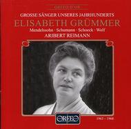 Great Singers: Elisabeth Grummer - Lieder