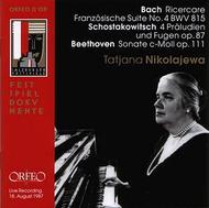 Tatiana Nikolayeva plays Bach, Beethoven & Shostakovich | Orfeo - Orfeo d'Or C612031