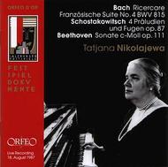 Tatiana Nikolayeva plays Bach, Beethoven & Shostakovich | Orfeo - Orfeo d'Or C612031