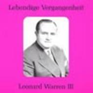 Lebendige Vergangenheit - Leonard Warren Vol.3 | Preiser PR89585