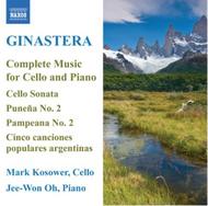 Ginastera - Complete Music for Cello and Piano | Naxos 8570569