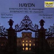 Haydn - Symphonies No.31 & No.45  | Telarc CD80156