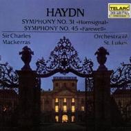 Haydn - Symphonies No.31 & No.45  | Telarc CD80156