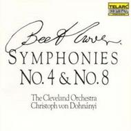 Beethoven - Symphonies No.4 & No.8 | Telarc CD80198
