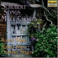 Schubert - Songs for Male Chorus | Telarc CD80340