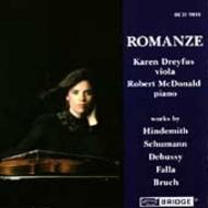 Romanze: Music for Viola and Piano | Bridge BCD9016