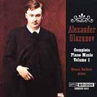 Glazunov - Complete Piano Music Vol.1 | Bridge BRIDGE9102