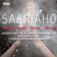 Saariaho - Notes on Light, Orion, Mirage | Ondine ODE11302
