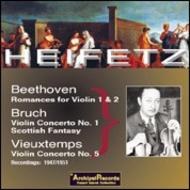 Heifetz plays Beethoven, Bruch & Vieuxtemps | Archipel ARPCD0209